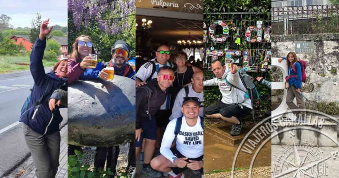 The villages on the French Way of Saint James from Sarria