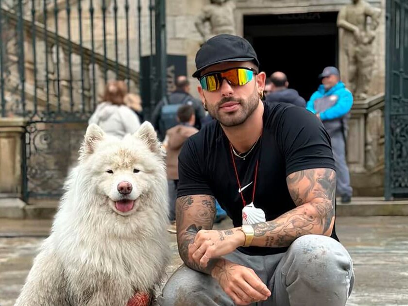 Camino de Santiago with dog