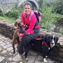 Camino de Santiago with dog